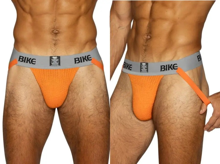 BIKE Athletic BAS304 Men's Underwear Classic Jockstrap Color Orange