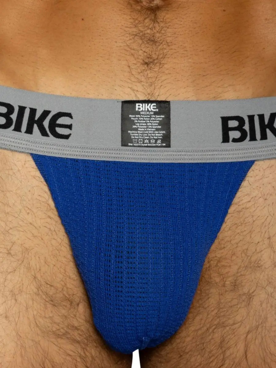 BIKE 애슬레틱 BAS304 남성용 속옷 클래식 조크스트랩 색상 로얄