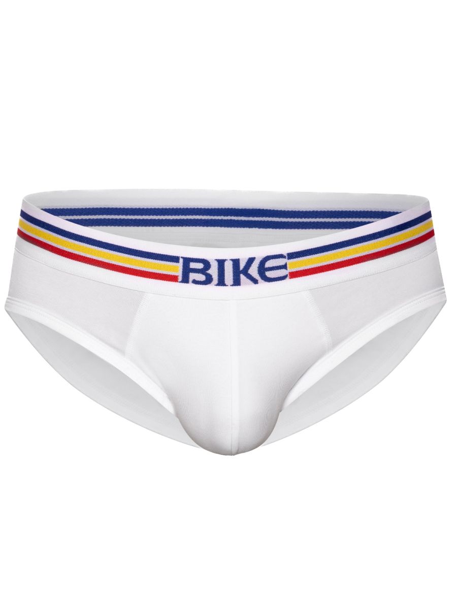 BIKE Athletic BAS327 Stretch Cotton Brief Color White