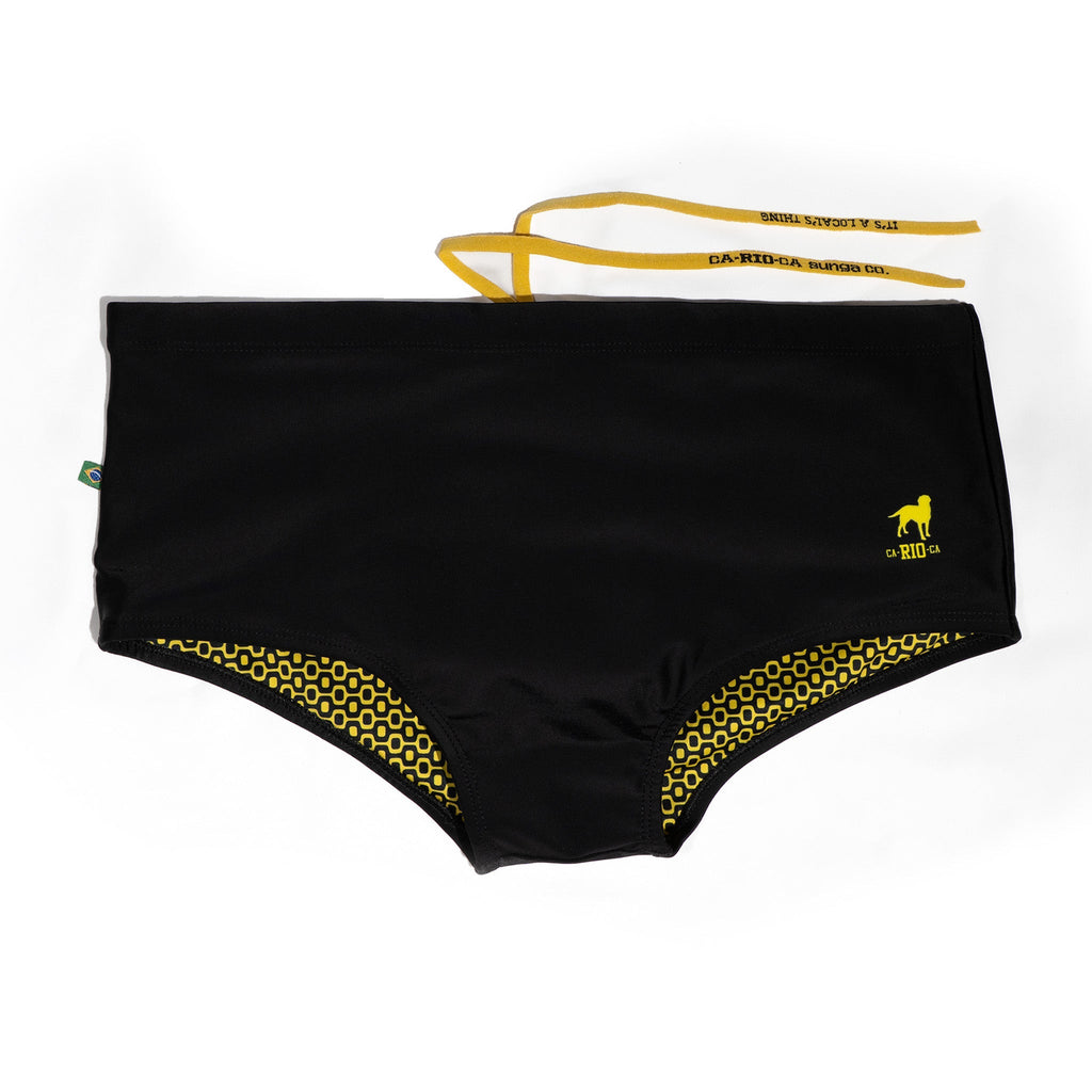 CA-RIO-CA Traditional Square Solids Cut Sunga - Male Bathing Suit