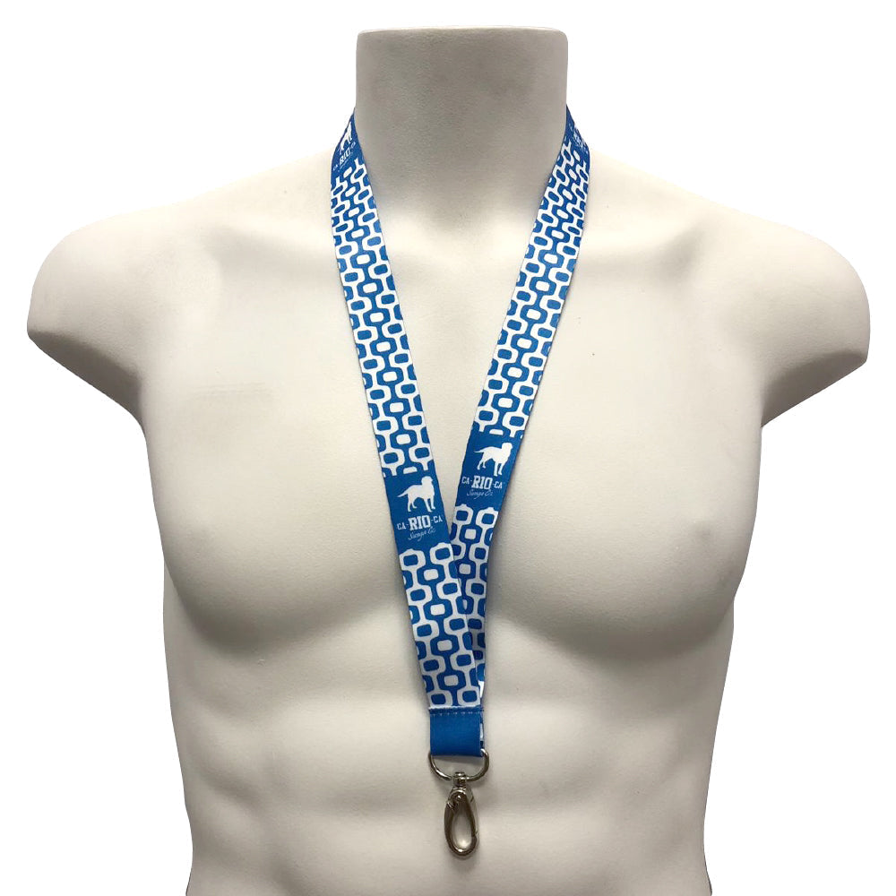 CA-RIO-CA LANYARD Black, Blue, Red And White - Key Holder