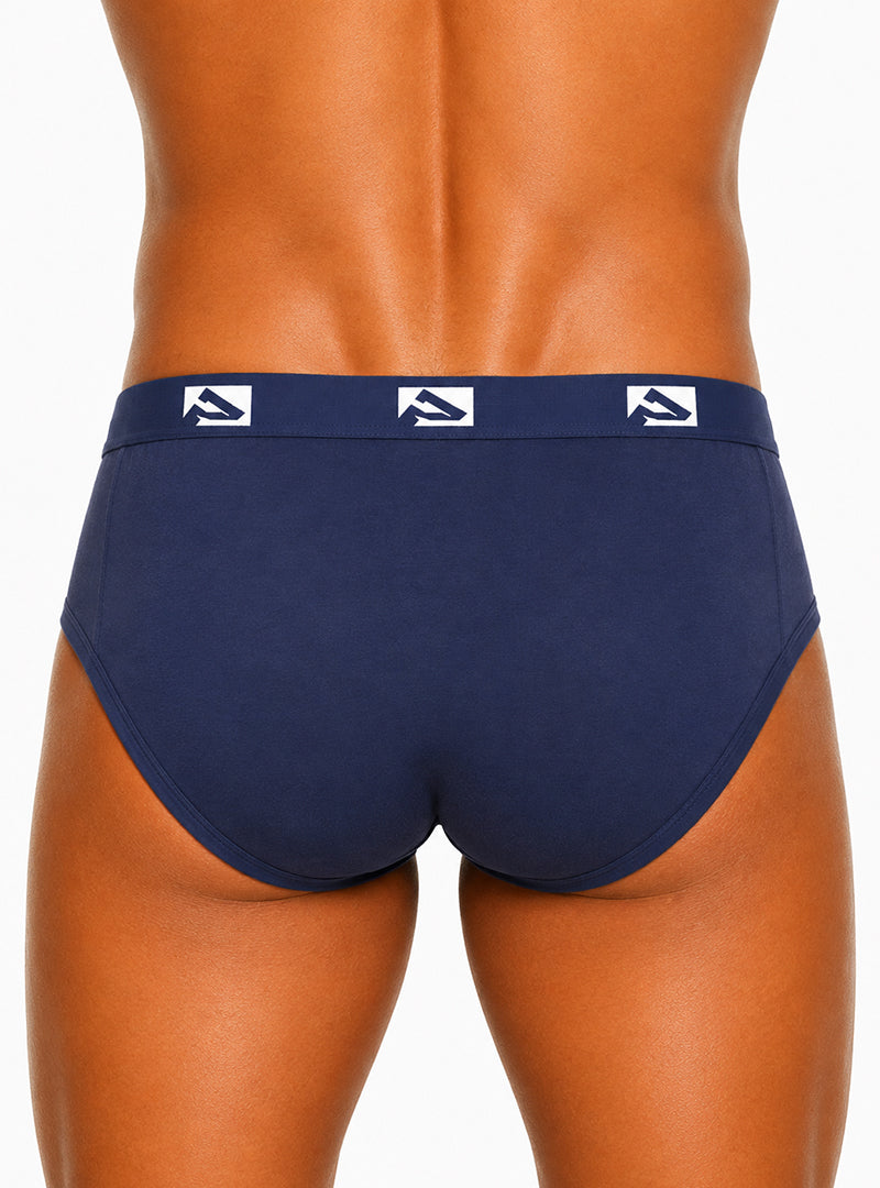Players Big Man's Fly Front Colored Brief, Men's Combed Cotton Underwear