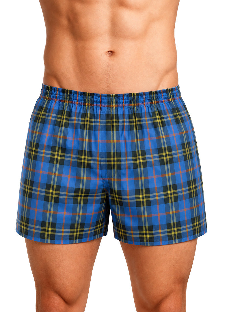 Players Big Man's Woven Boxer (Broadcloth, 2-pack), Loose Fit, Fly Front
