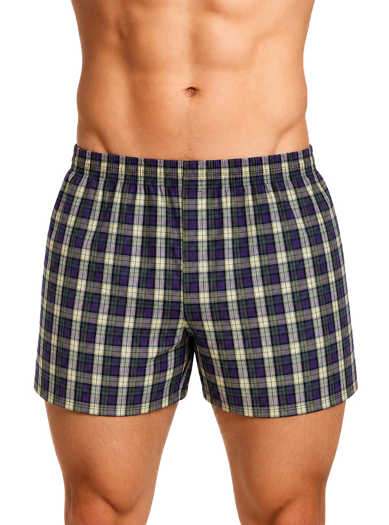 Players Big Man's Woven Boxer (Broadcloth, 2-pack), Loose Fit, Fly Front