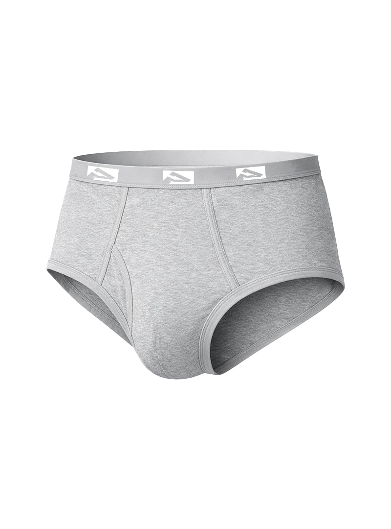 Players Big Man's Fly Front Colored Brief, Men's Combed Cotton Underwear