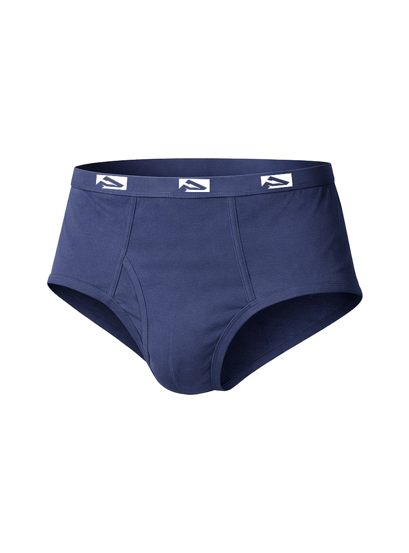 Players Big Man's Fly Front Colored Brief, Men's Combed Cotton Underwear