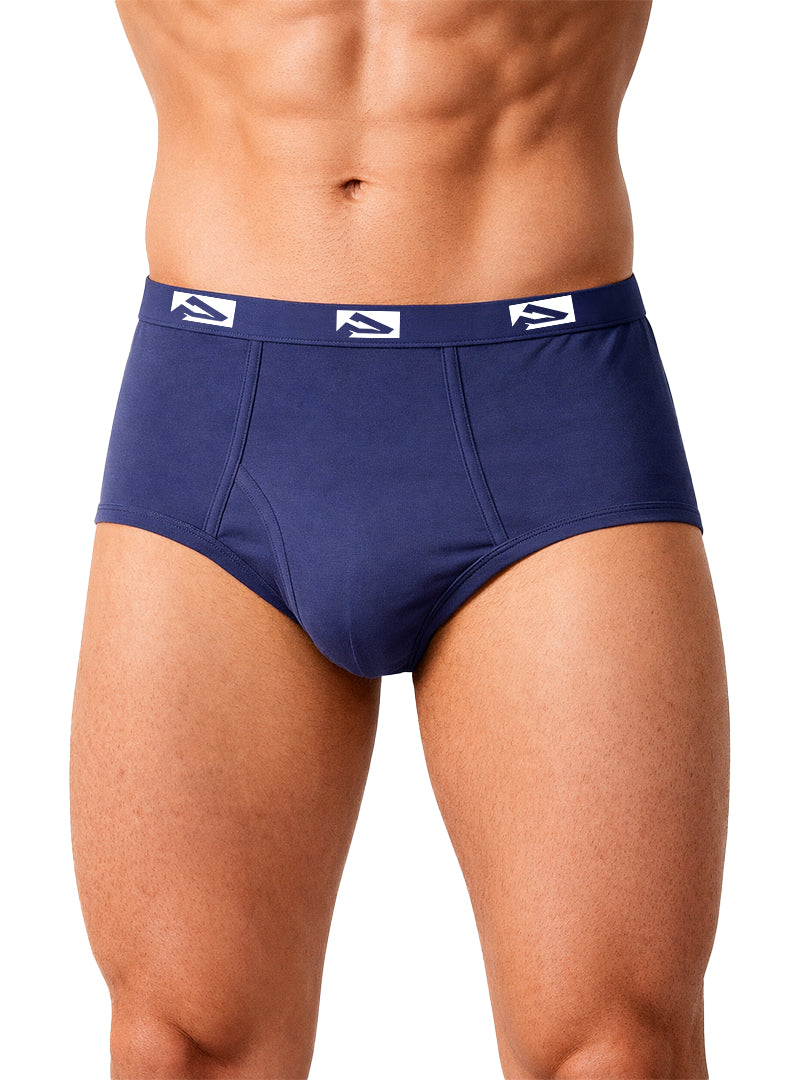 Players Big Man's Fly Front Colored Brief - 3 Pack