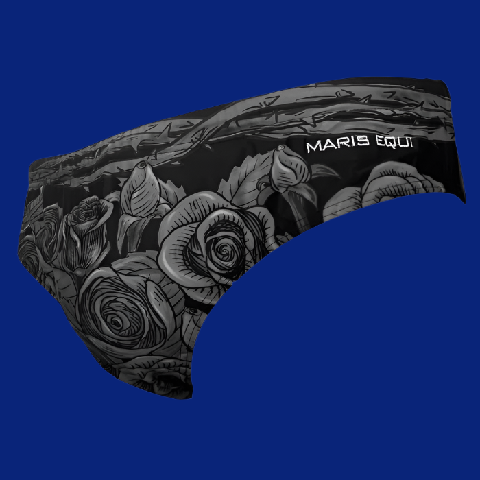 Maris Equi Black Rose Men's Swim Briefs