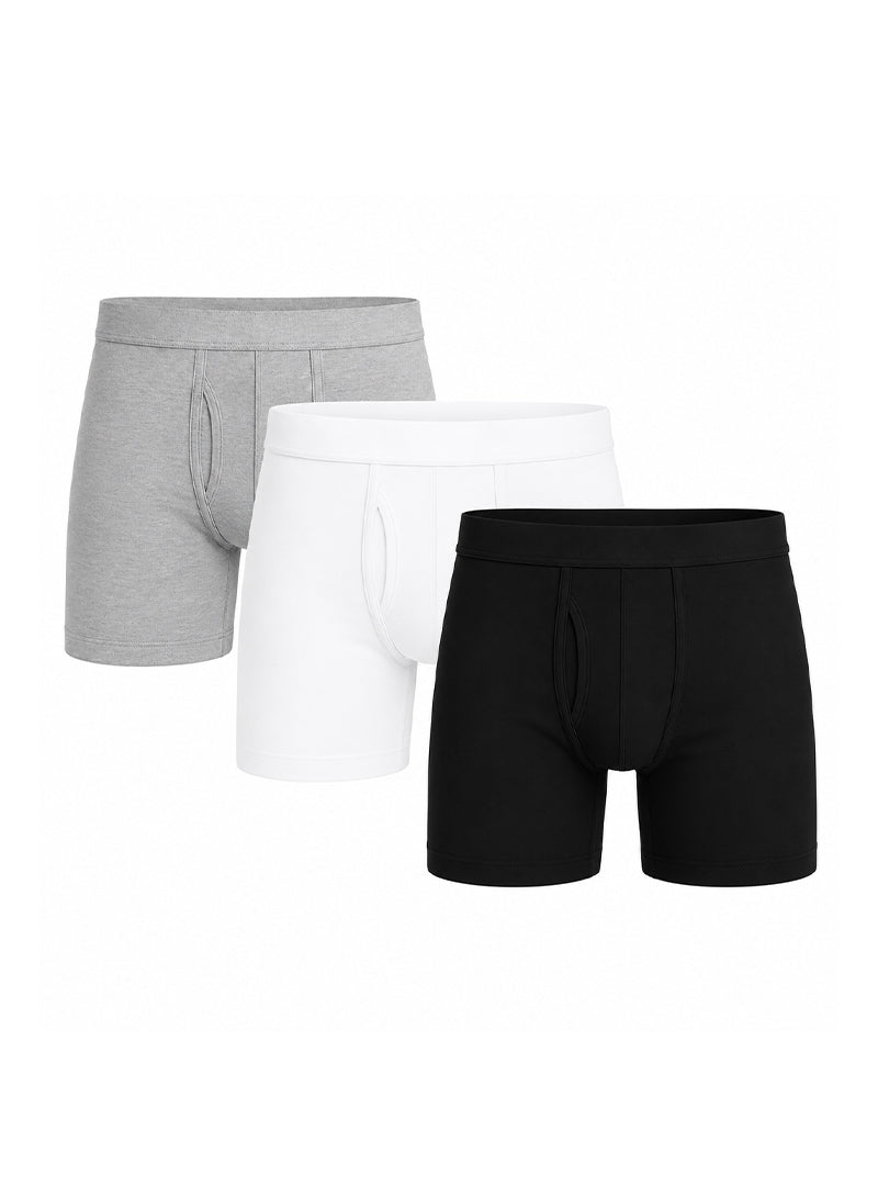 Players Big Man's Cotton Boxer Brief - 3 Pack