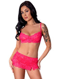 Magic Silk Women's Bra, Skirt & Thong Set