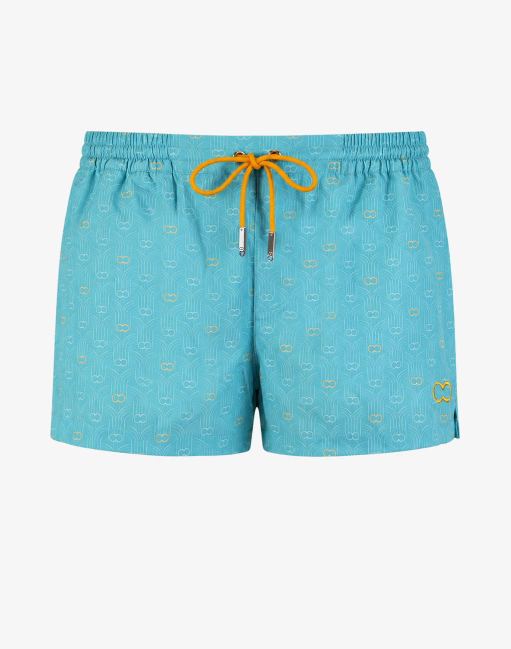 2EROS Men's Printed Bronte Shorts - Deco Crest Blue