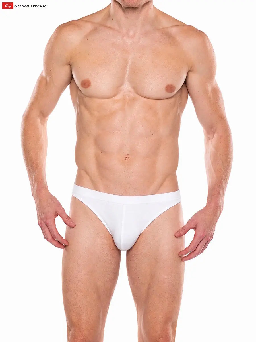 Go Softwear 2731 Men's Buns Contour Brief White