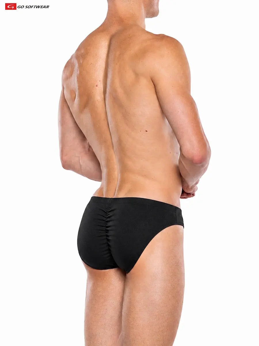 Go Softwear 2731 Men's Buns Contour Brief Onyx