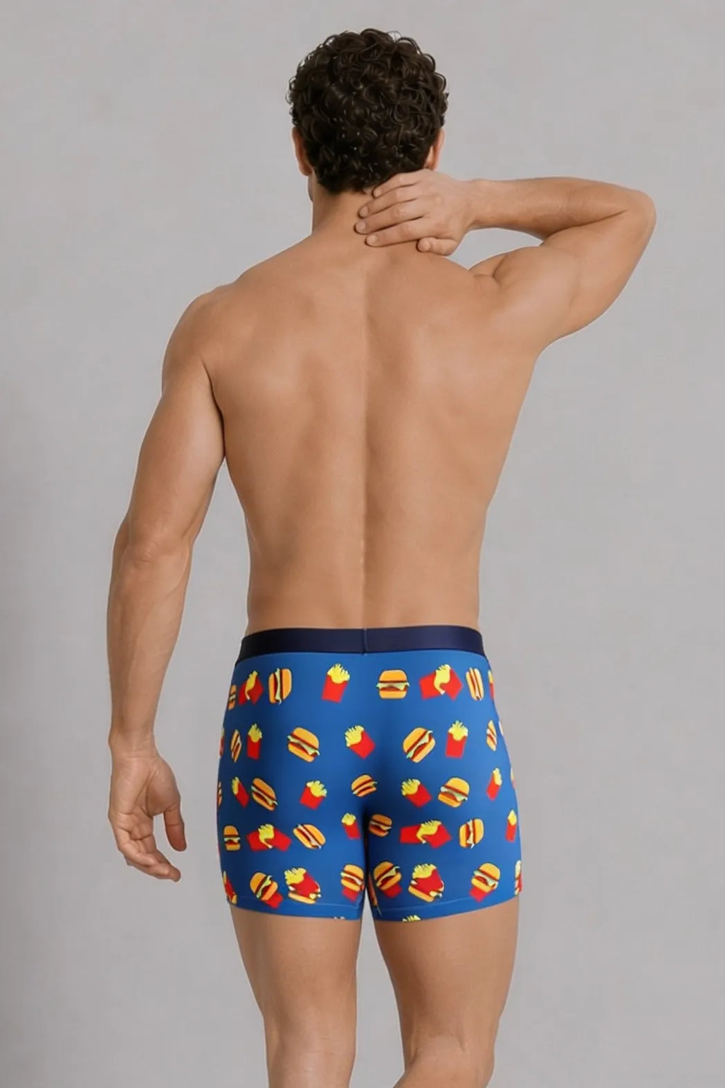 Curious Beaver Men's Boxer Briefs - Burgers