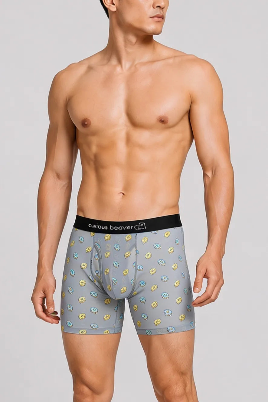 Curious Beaver Men's Boxer Briefs - Donuts