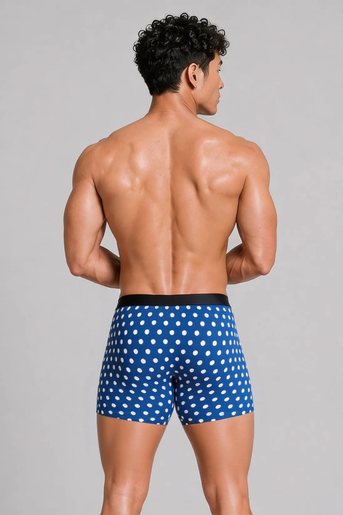 Curious Beaver Men's Boxer Briefs - Polka Dots
