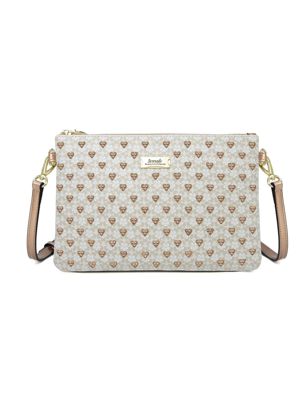 DYLAN VEGAN CROSS BODY BAG- CP17-1010-BEI