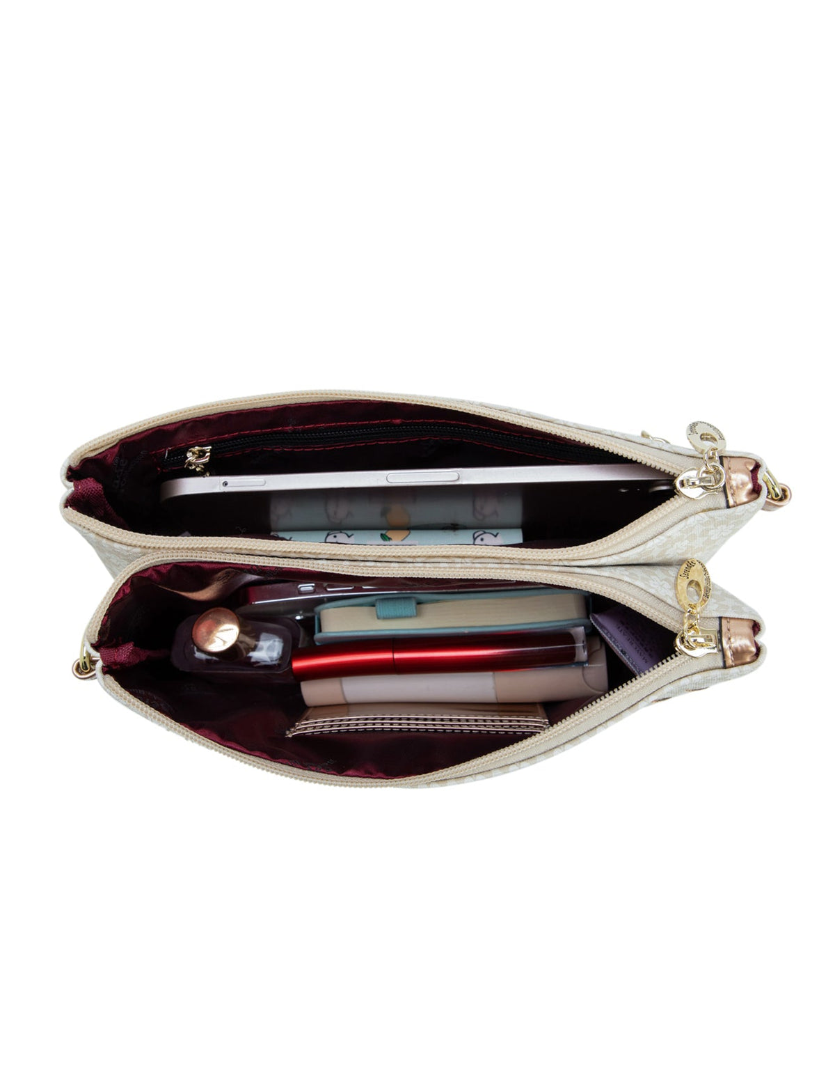 DYLAN VEGAN CROSS BODY BAG- CP17-1010-BEI