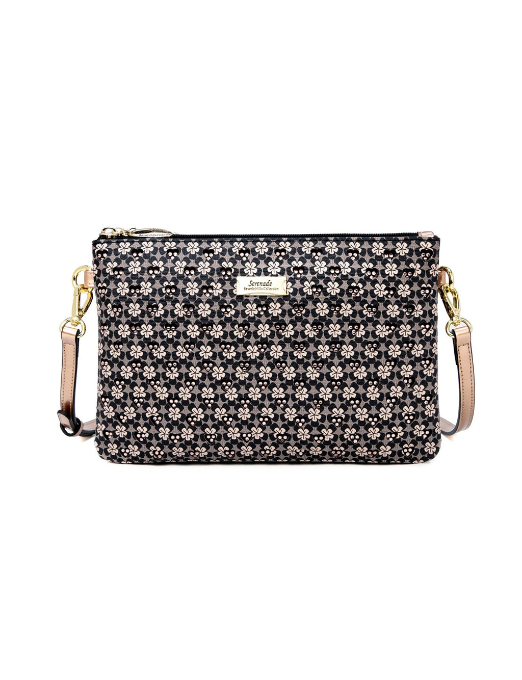DYLAN VEGAN CROSS BODY BAG- CP17-1010-BLK