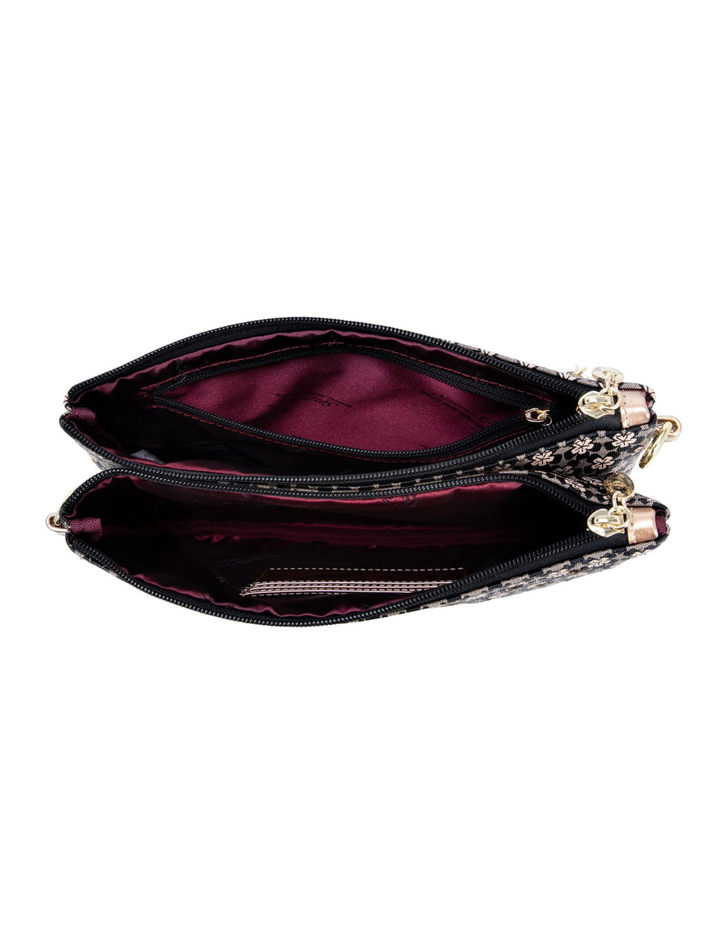 DYLAN VEGAN CROSS BODY BAG- CP17-1010-BLK