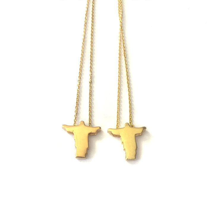 CA-RIO-CA THE CHRIST SCAPULAR Male Cross Necklace - Men's Fashion Jewelry