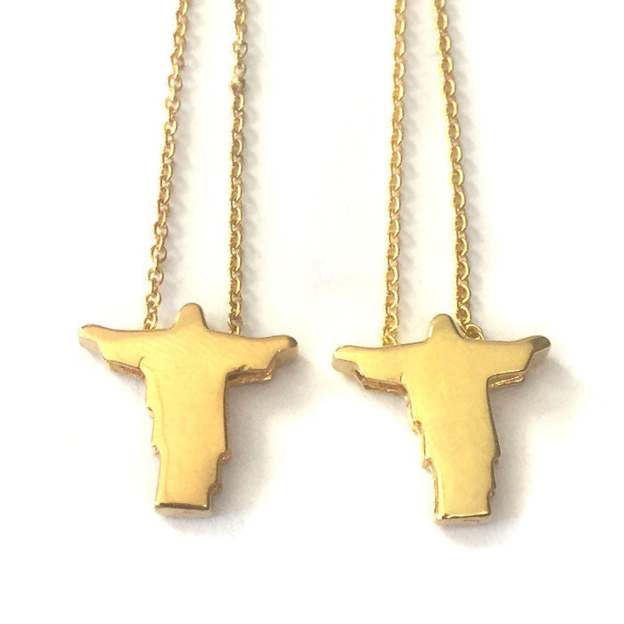CA-RIO-CA THE CHRIST SCAPULAR Male Cross Necklace - Men's Fashion Jewelry