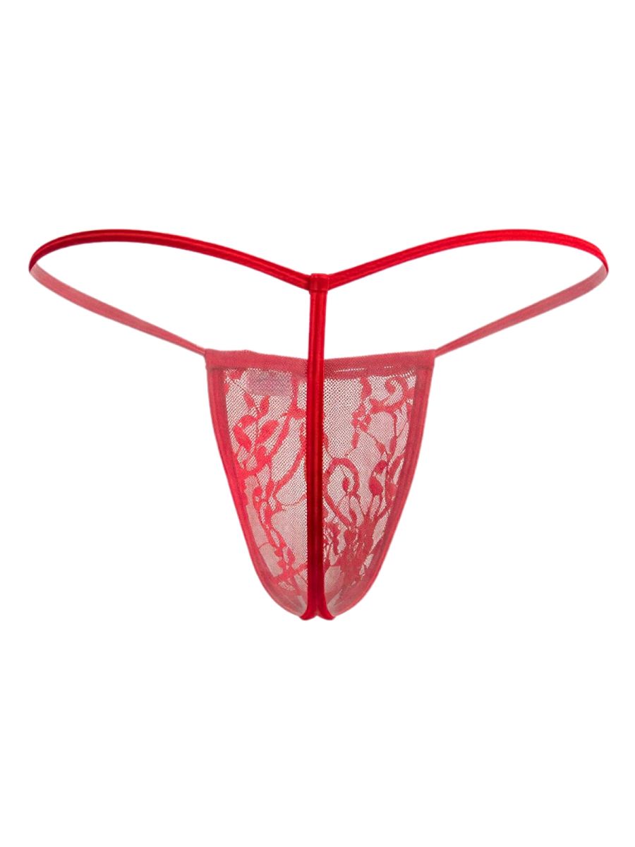 CandyMan 9586 G-String Color Red Lace