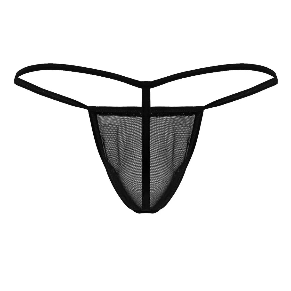 캔디맨 99246 남성 언더웨어 G스트링 메시 스트링 팬티 블랙