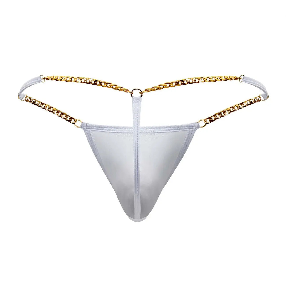 CandyMan Men's Underwear 99586 Chain G-String Color White