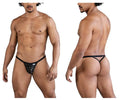 CandyMan 99856 폴카 메쉬 끈 팬티 색상 블랙