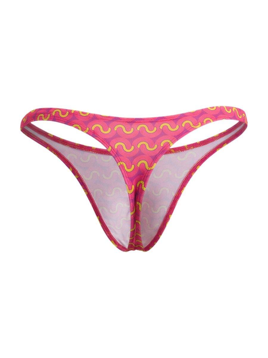 CandyMan 99924 Thongs Color Printed Fuchsia