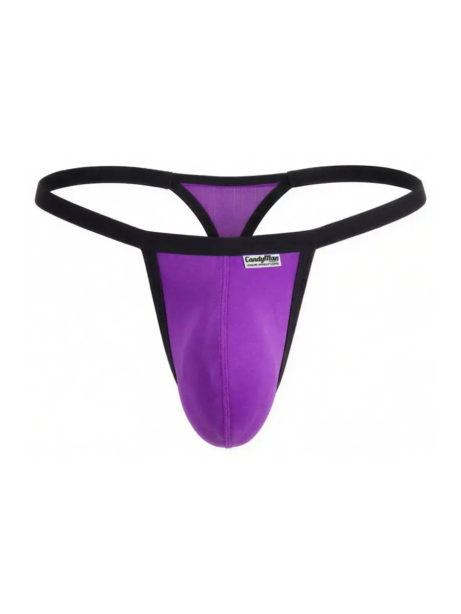 CandyMan 99948 Men's Underwear Sleek Minimalist Thongs Color Orchid