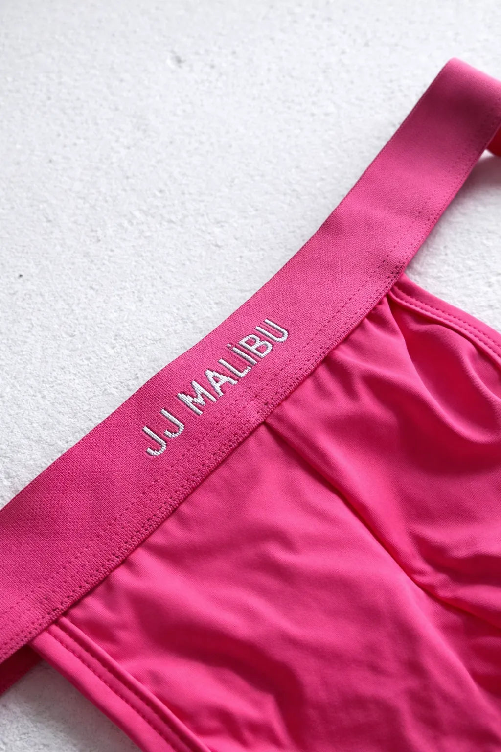 JJ Malibu Men's Host-or-Travel Adjustable Jock Thong - Hot Pink