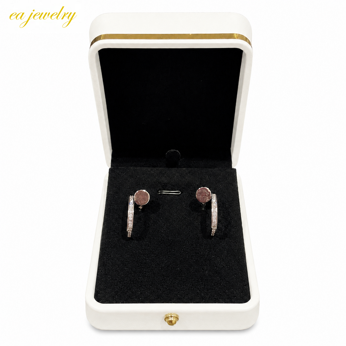 Nova Curve Earrings - Gold