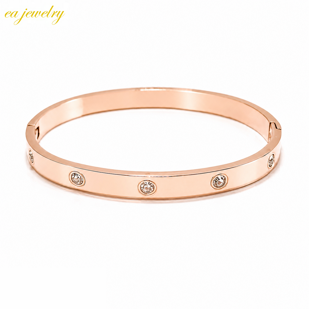 Celeste Bangle – Rose Gold