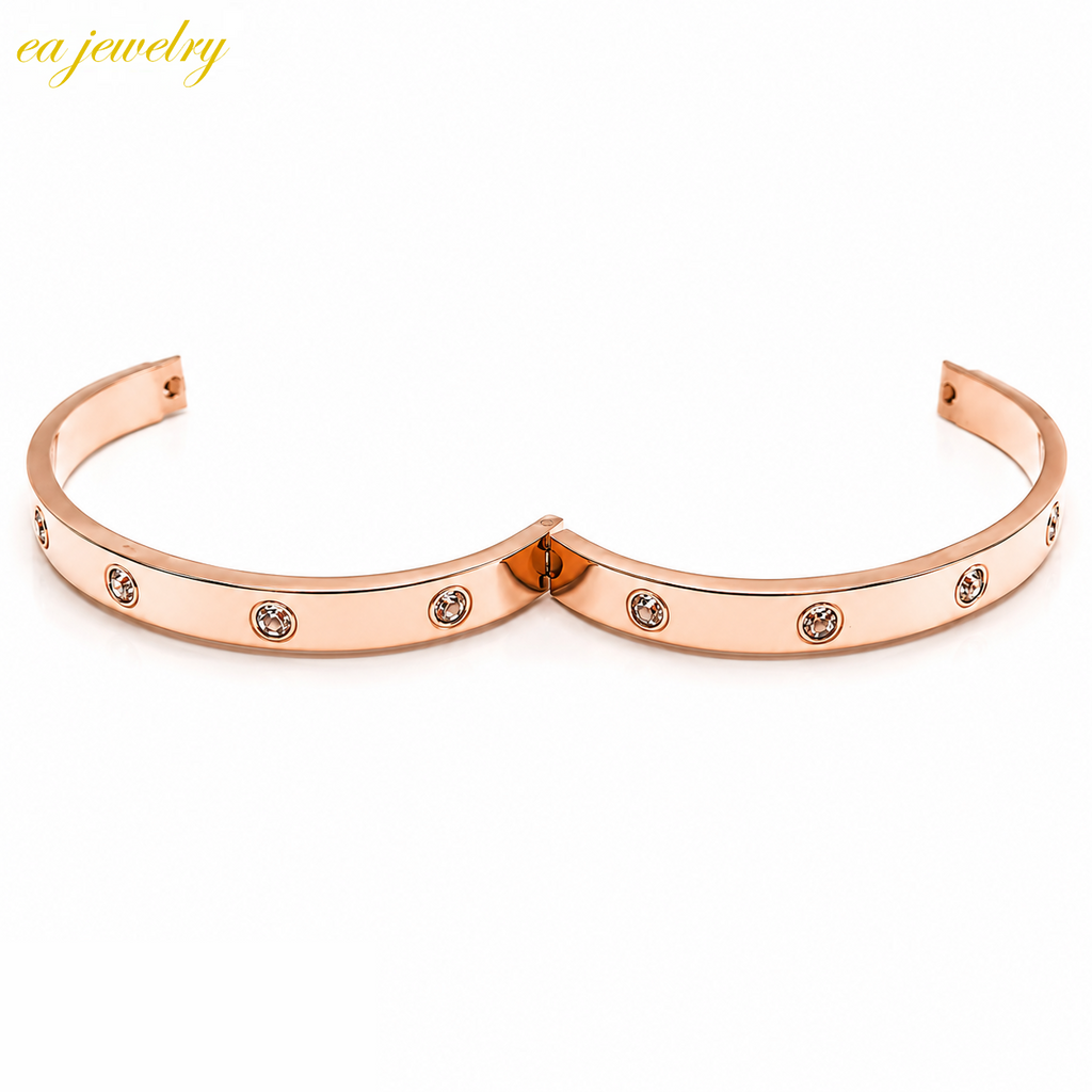 Celeste Bangle – Rose Gold