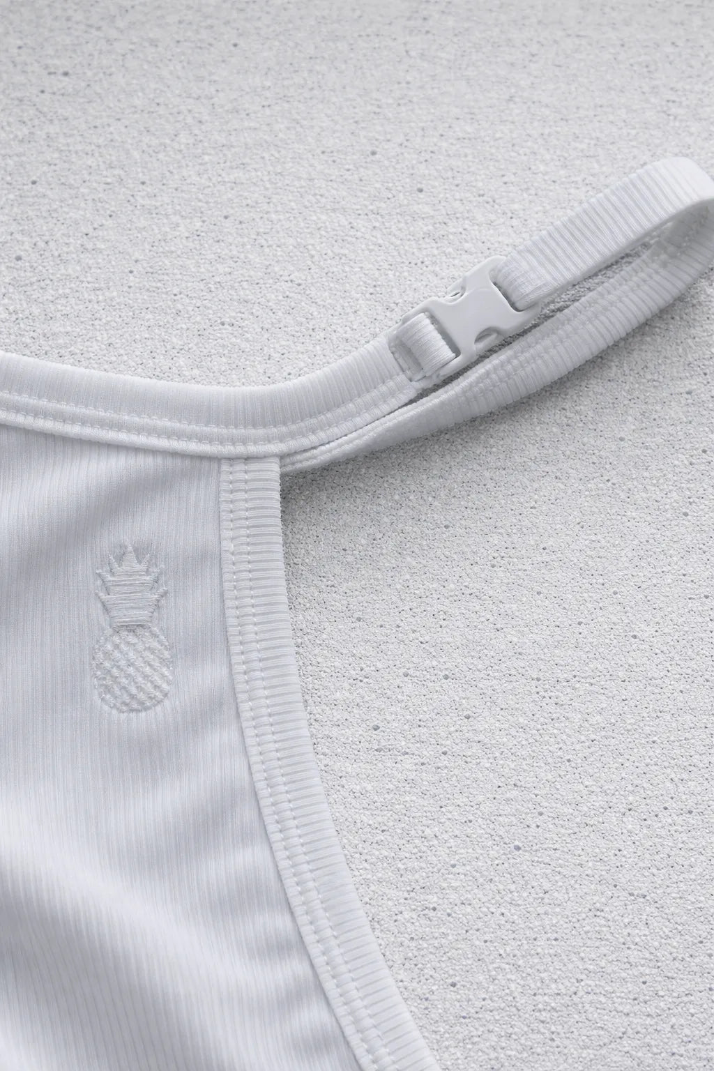 JJ Malibu Men's G String V Back Jockstrap - Polar White