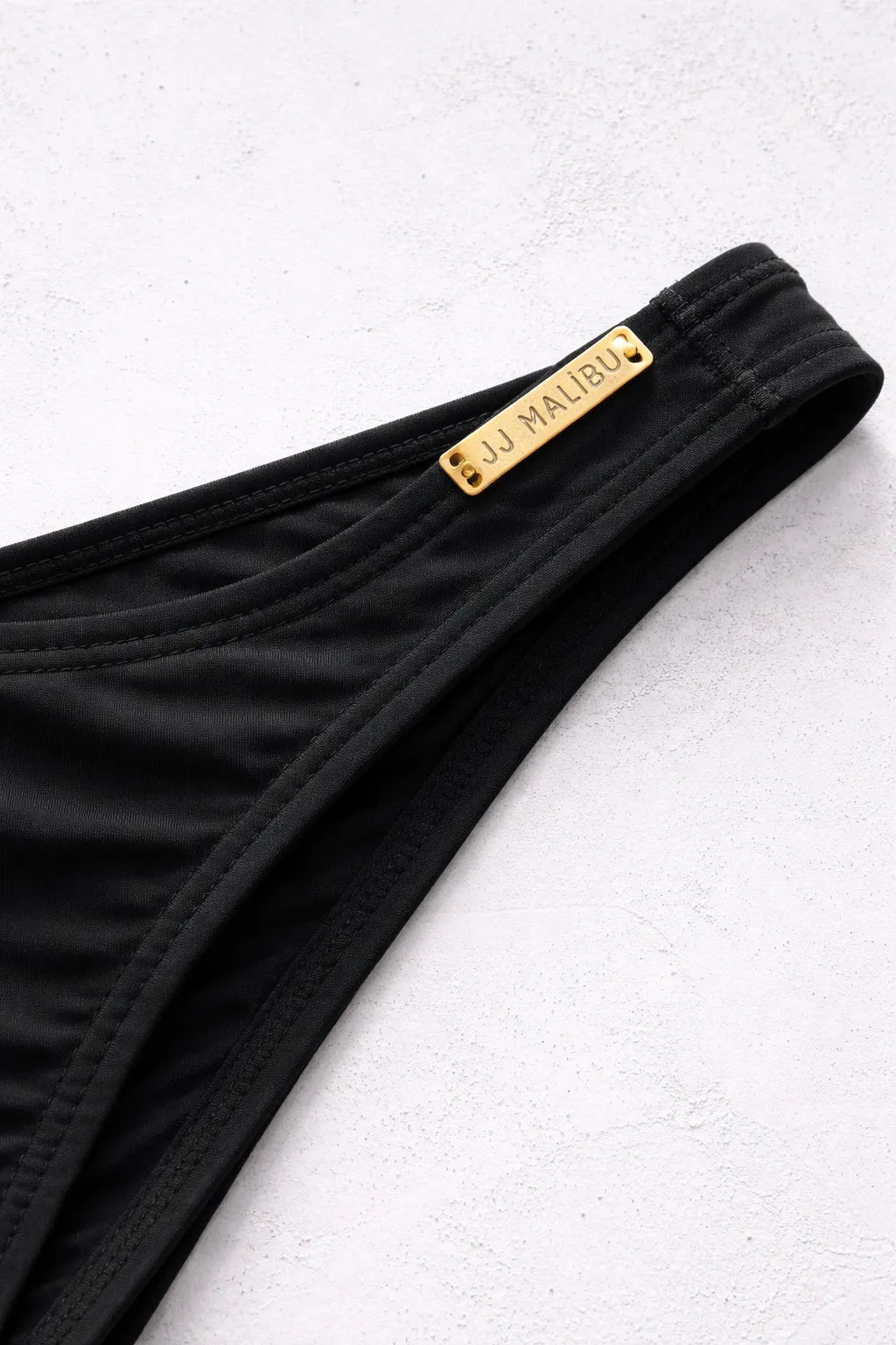 JJ Malibu Men's Classic Scrunch-Butt Swim Briefs - Black
