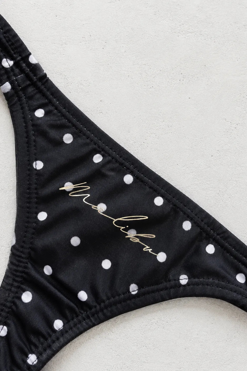 JJ Malibu Men's Cheeky Classic G-String Thong - Polka Dots