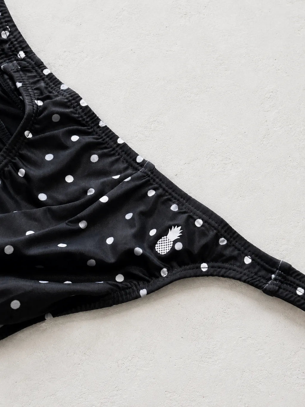 JJ Malibu Men's Cheeky Classic G-String Thong - Polka Dots