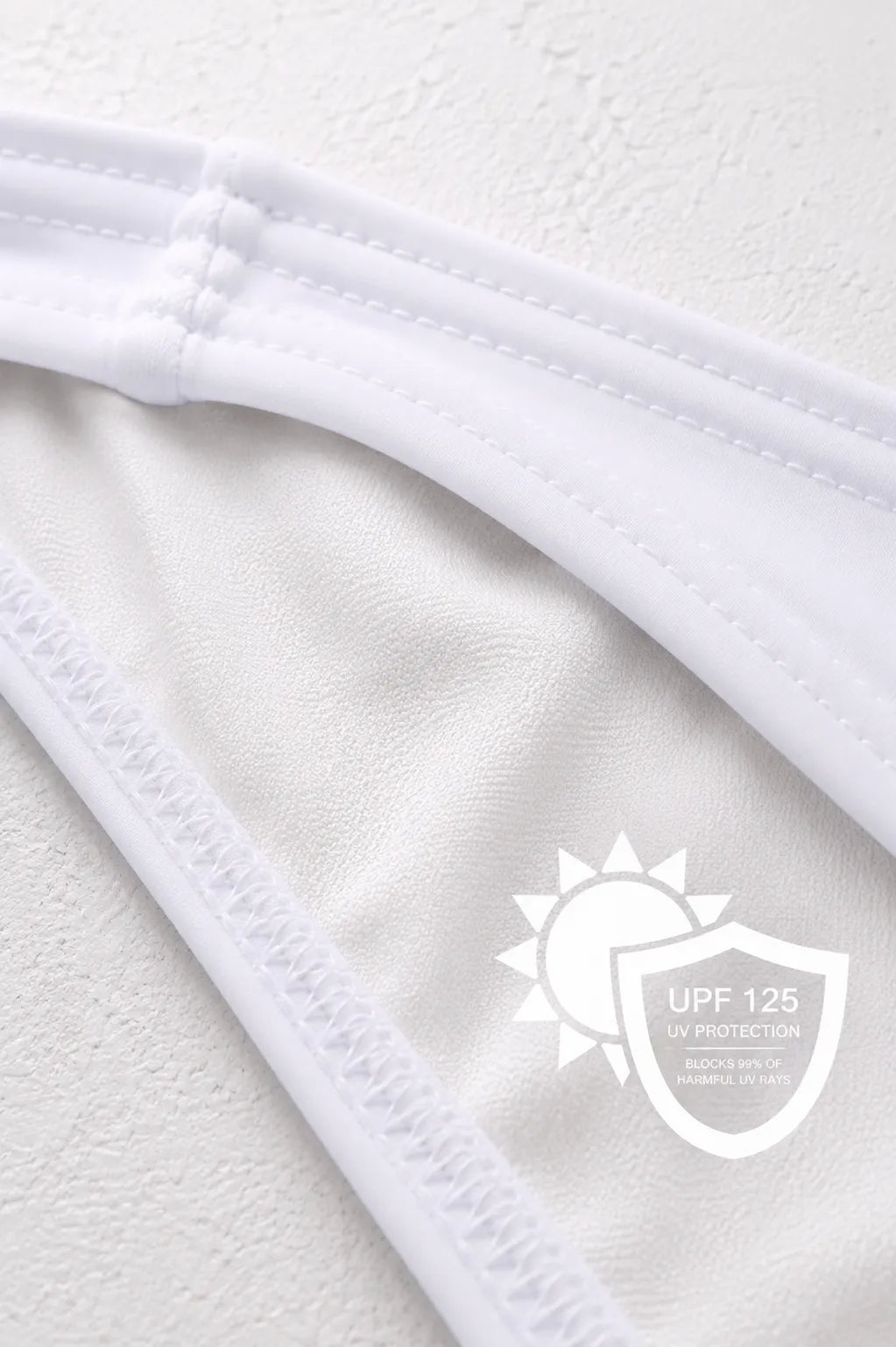 JJ Malibu Men's Classic Scrunch-Butt Swim Briefs - Polar White