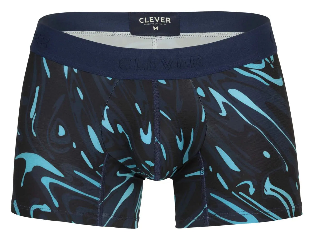 Clever Moda 남성 속옷 1858 Grosh 트렁크 팬티 색상 다크 블루