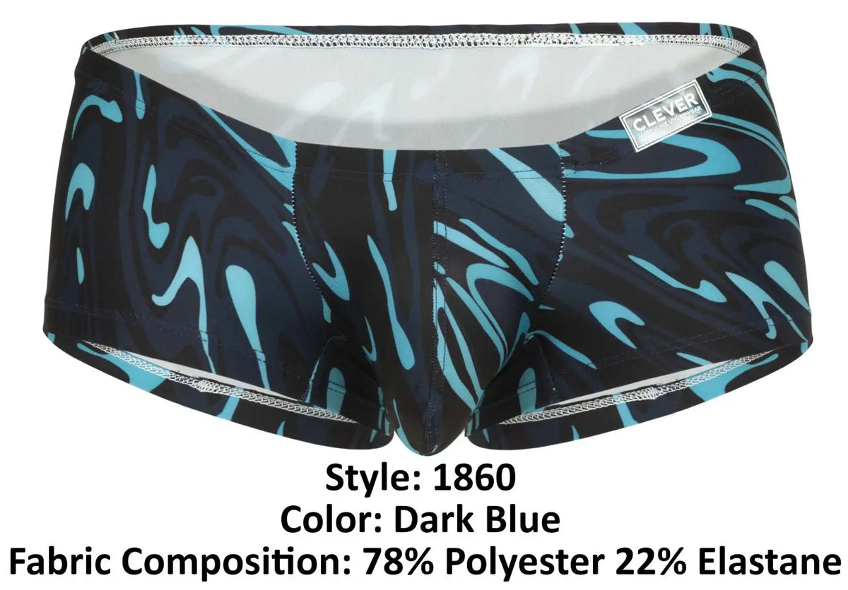 Clever Moda 남성 속옷 1860 Grosh 트렁크 색상 다크 블루