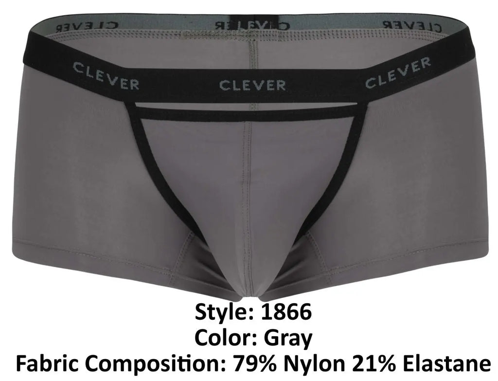 Clever Moda 남성 속옷 1866 Tokio 트렁크 색상 그레이