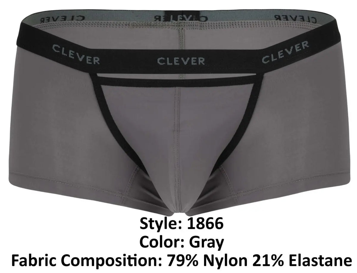 Clever Moda 남성 속옷 1866 Tokio 트렁크 색상 그레이
