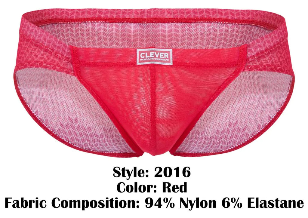 Clever Moda メンズ下着 2016 Mosaico ブリーフ カラー レッド
