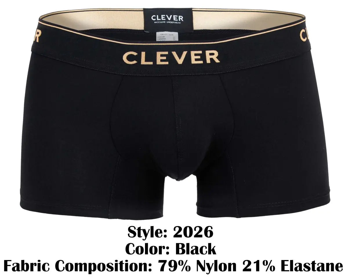 Clever Moda 남성용 언더웨어 2026 바야돌리드 트렁크 색상 블랙