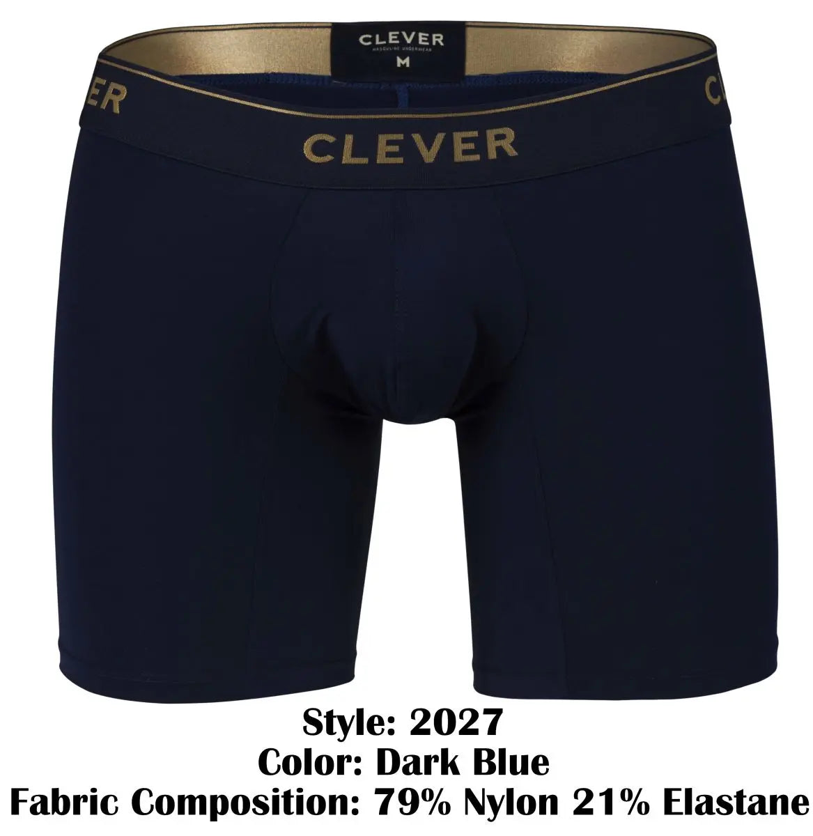 Clever Moda 남성용 속옷 2027 바야돌리드 복서 브리프 색상 다크 블루