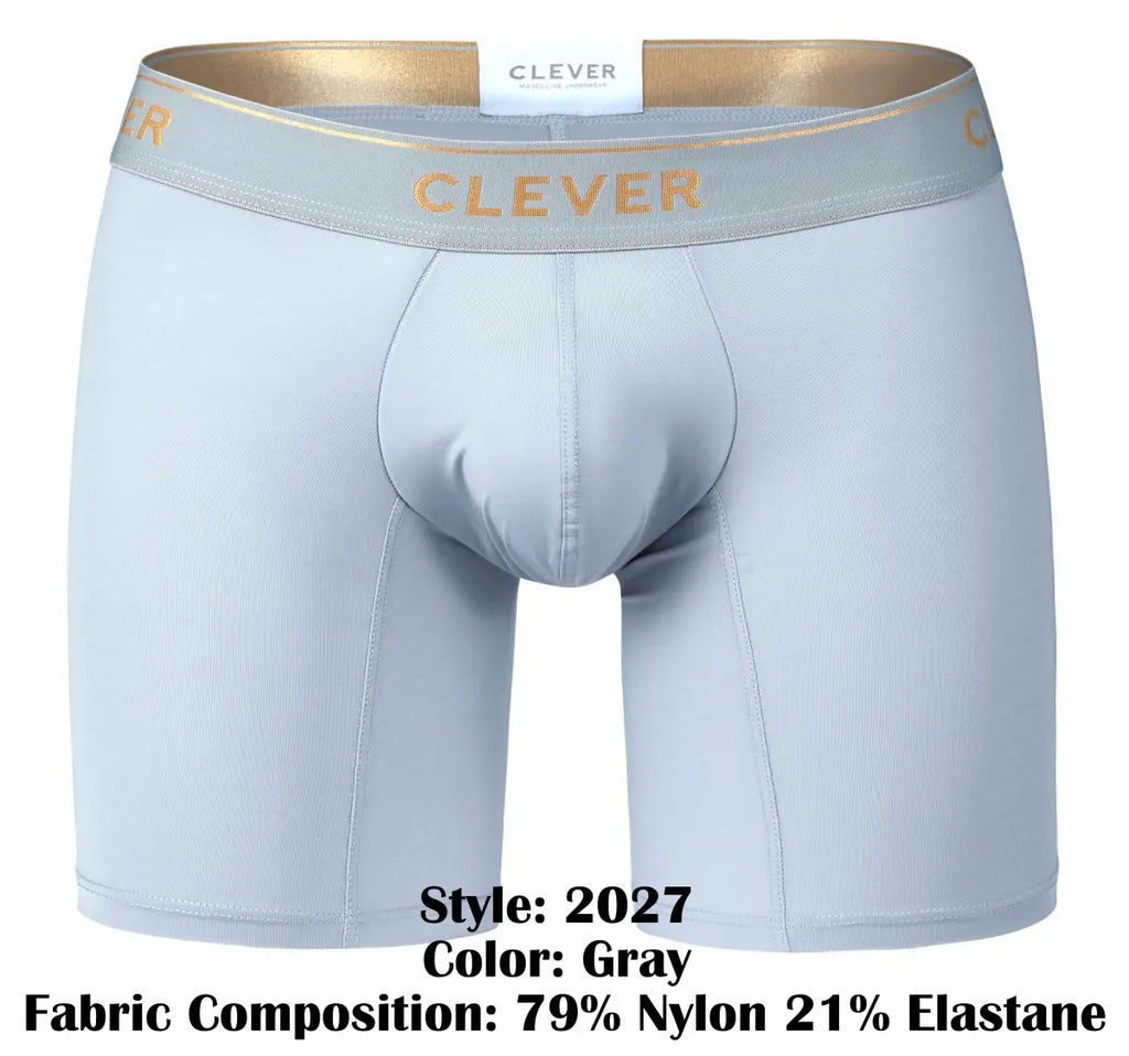 Clever Moda メンズ下着 2027 バジャドリッド ボクサーブリーフ グレー