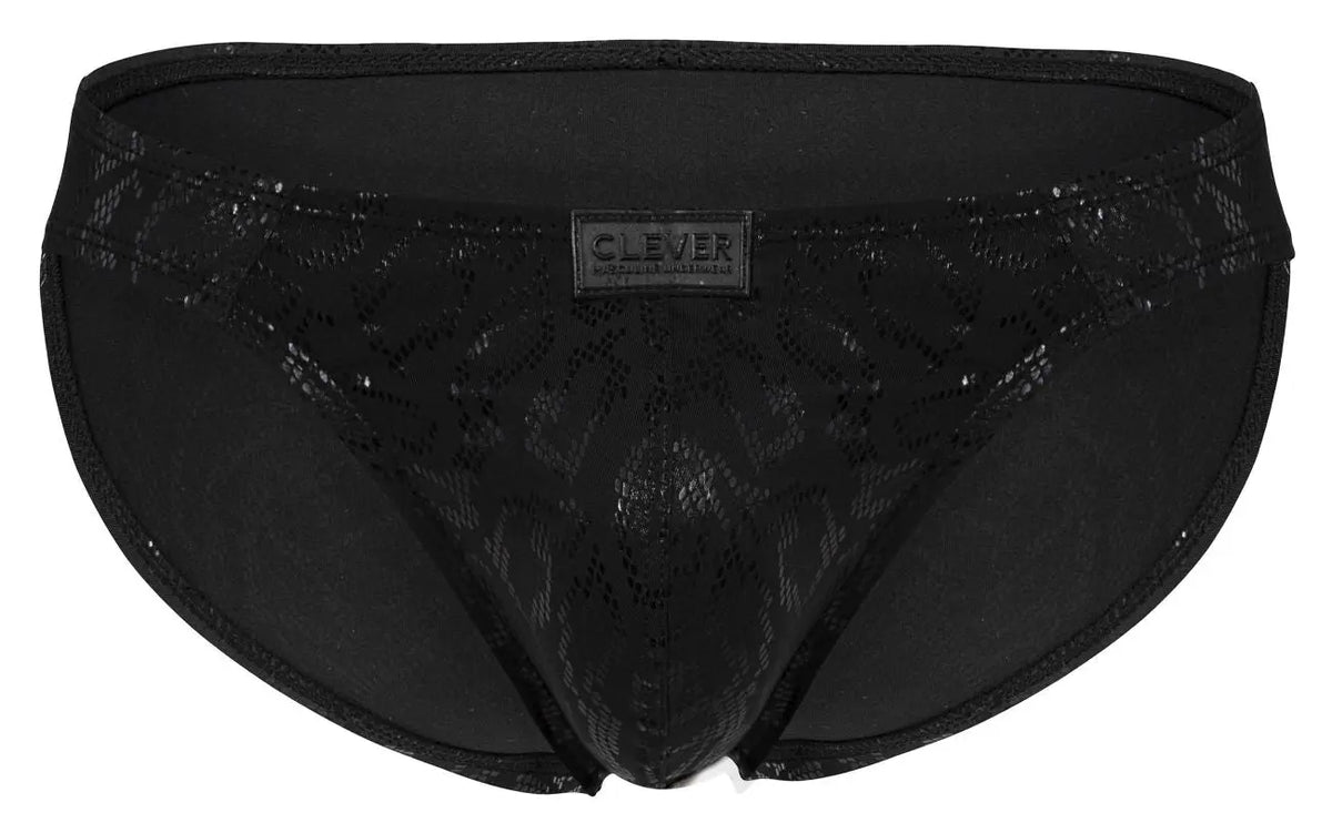 Clever Moda 남성용 언더웨어 2040 럭스 브리프 컬러 블랙